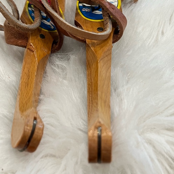 Batavus Friesland Grand Prix Vintage Ice Skates - Metal & Wood w/Leather… - Picture 11 of 12